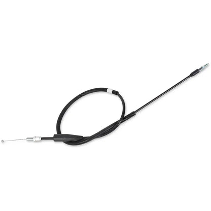 Cable del acelerador de vinilo negro.