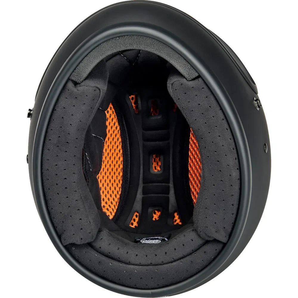 Casco gringo plano negro