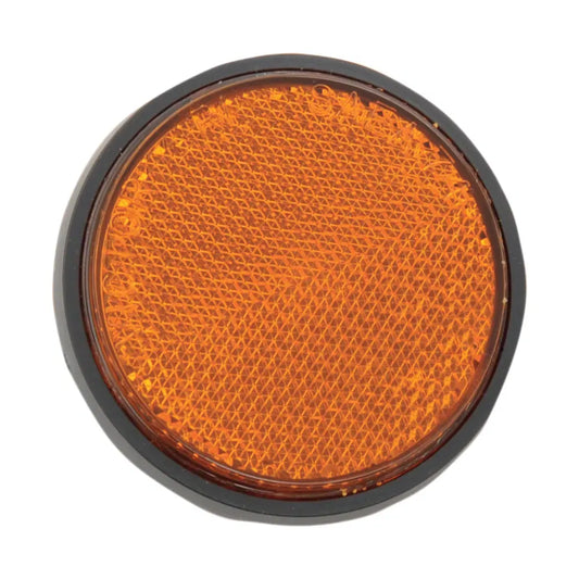 Reflector - 5mm Stud - Amber