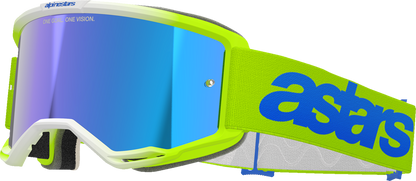Lentes Vision 5 Blaze - Lentes Vision 5 - Blaze - Amarillo/Azul - Lente espejo azul