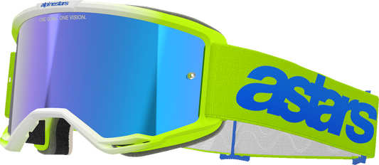 Lentes Vision 5 Blaze - Lentes Vision 5 - Blaze - Amarillo/Azul - Lente espejo azul