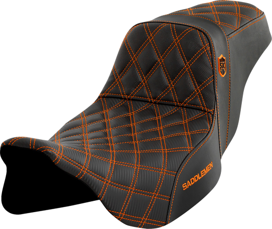 Asiento Pro Series SDC Performance Grip - Asiento Pro Series SDC Performance - sin respaldo - Costura naranja - FLH/FLT '08-'23