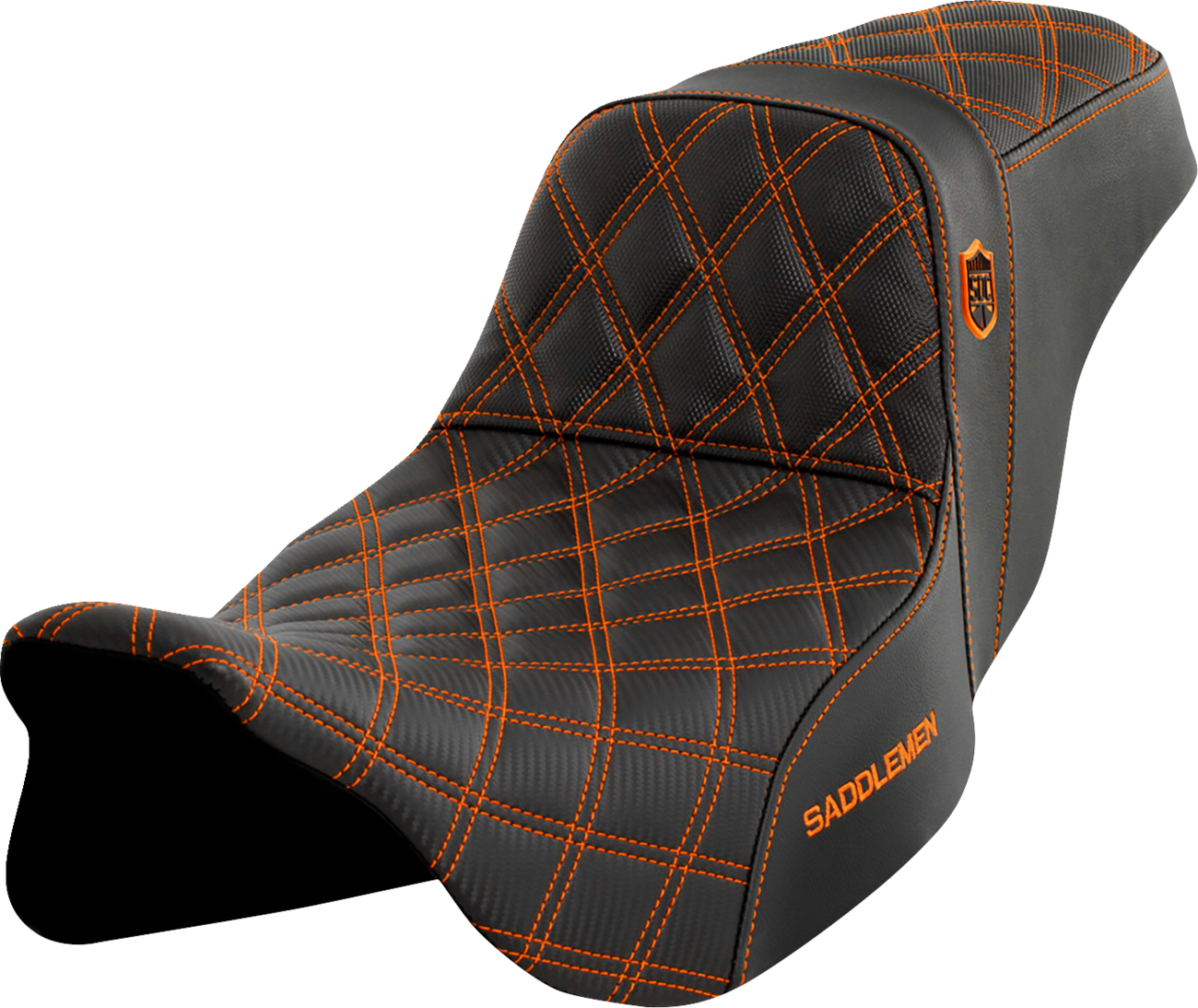 Asiento Pro Series SDC Performance Grip - Asiento Pro Series SDC Performance - sin respaldo - Costura naranja - FLH/FLT '08-'23