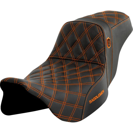 Asiento Pro Series SDC Performance Grip - Asiento Pro Series SDC Performance - sin respaldo - Costura naranja - FLH/FLT '08-'23