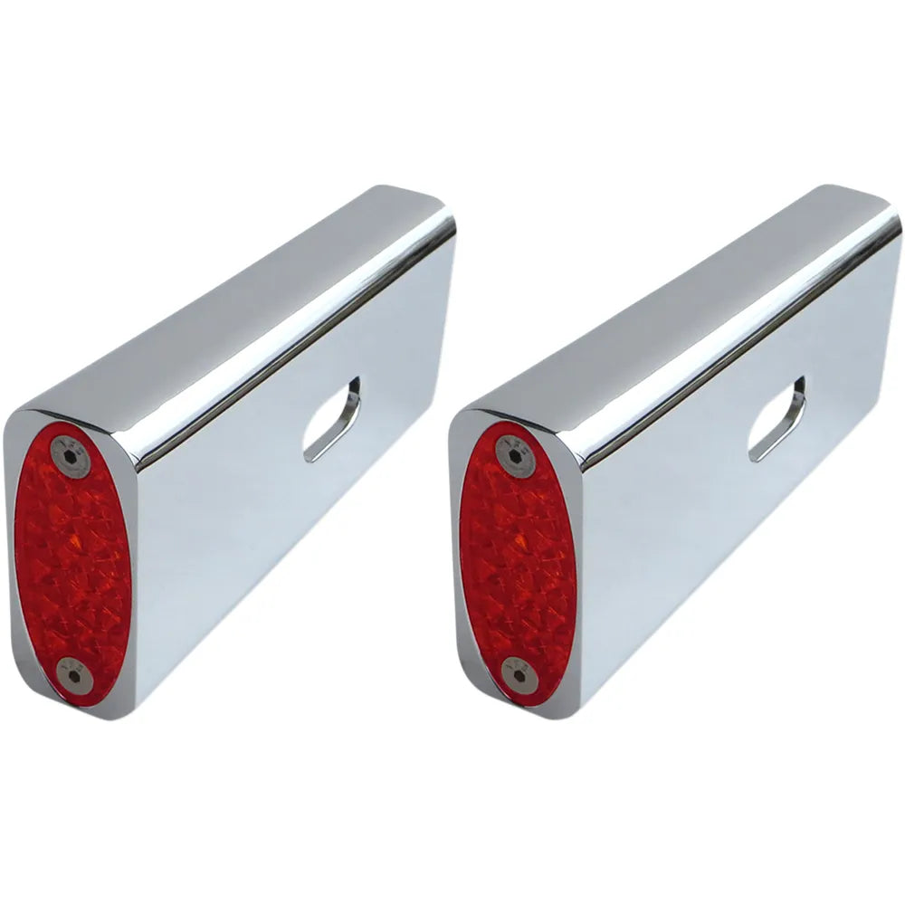 Strut LED Marker Light - Chrome/Red