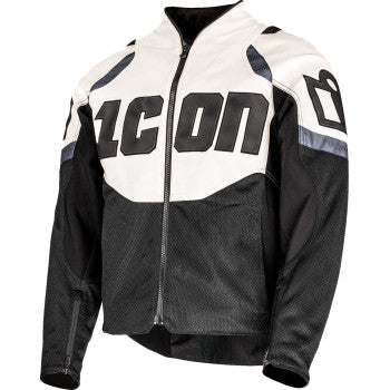 Chamarra Icon Contra3 para hombre - Blanco/Negro