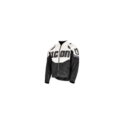 Chamarra Icon Contra3 - Blanco/Negro