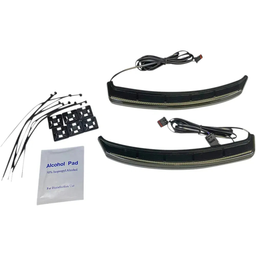 Saddle Bag Lights  - Indian -  Smoke Lens
