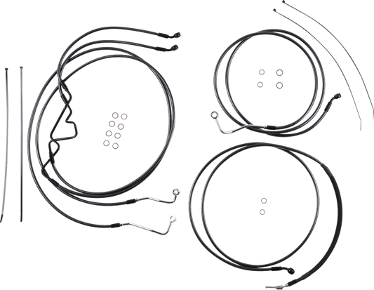 Kit de instalación de manillar de diseño Black Pearl™ - Kit de instalación de manillar de diseño Black Pearl™ - 6" - FLTR '17-'20