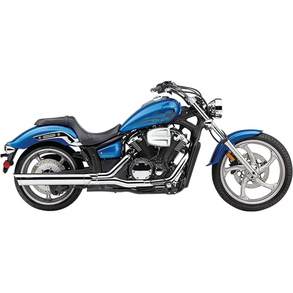 Scalloped Muffler - Chrome