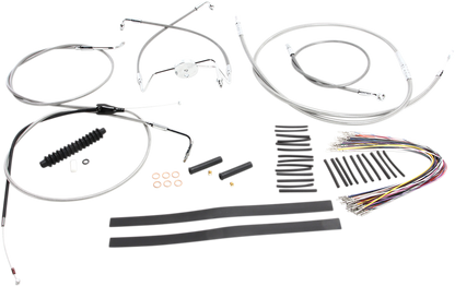 Kit de instalación de manillar XR - Kit de instalación de manillar XR - Colgadores Ape de 12"-14" - FLH '96-'06 - Acero inoxidable