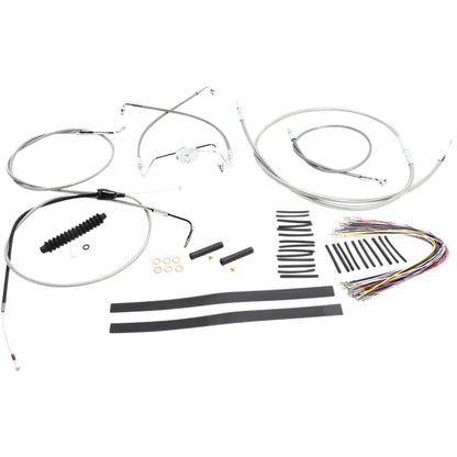 Kit de instalación de manillar XR - Kit de instalación de manillar XR - Colgadores Ape de 12"-14" - FLH '96-'06 - Acero inoxidable