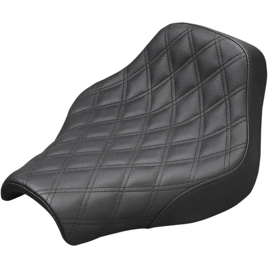 Renegade Solo Seat - Lattice Stitched - Black