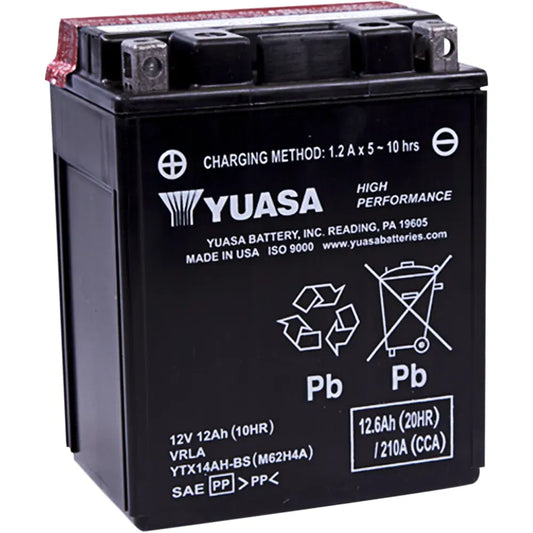 Bateria Yuasa AGM YTX14AH-BS .66 L