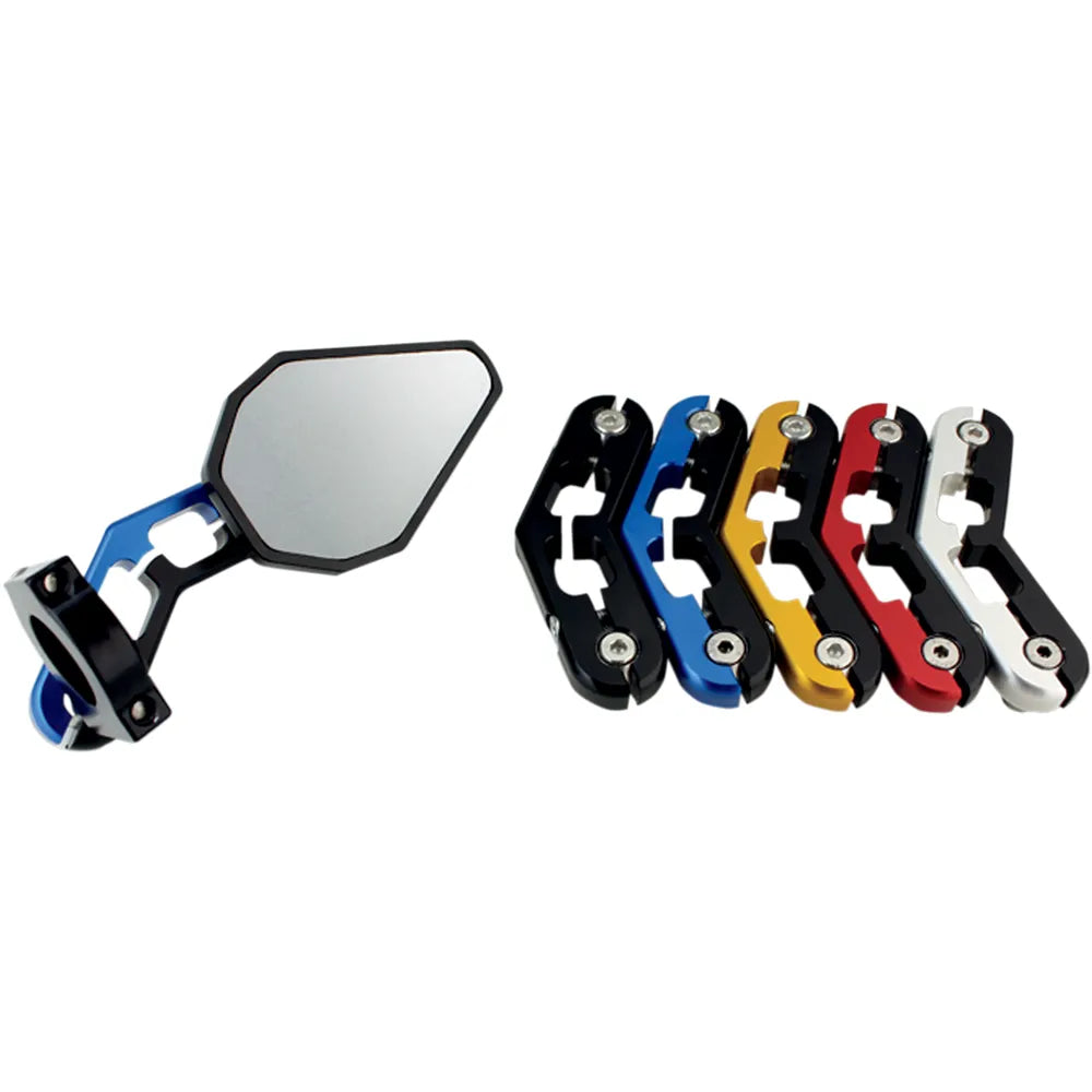 D-Axis Bar-End Mirror - Blue