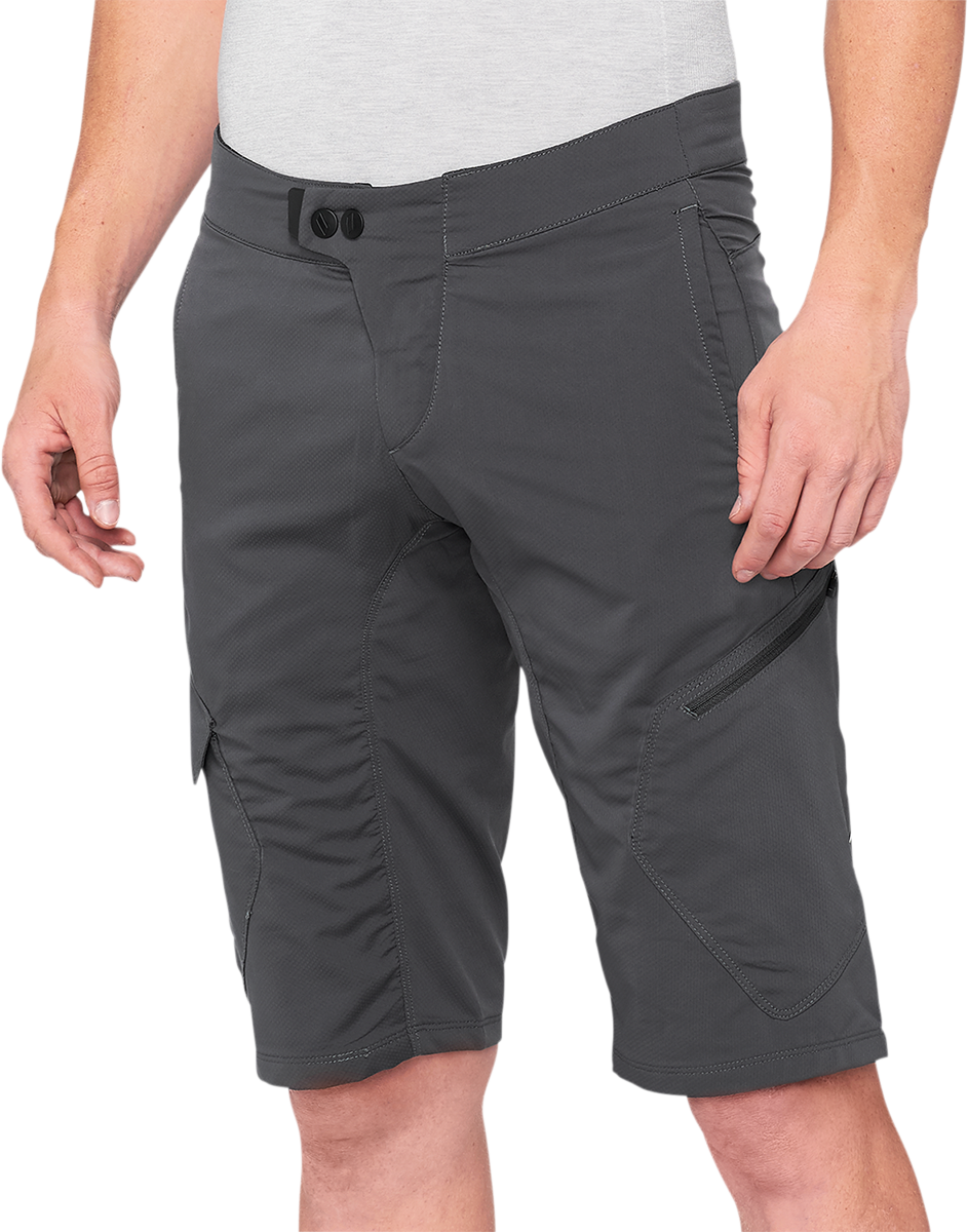 Shorts 100% Ridecamp  - gris