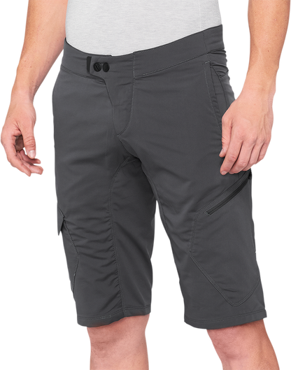 Shorts 100% Ridecamp  - gris