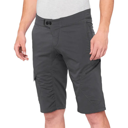 Shorts 100% Ridecamp  - gris