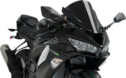Parabrisas Z-Racing - Parabrisas de carrera - 13-3/4" - Negro - ZX-6R