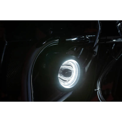 Luces auxiliares con soportes Ciro - Negro