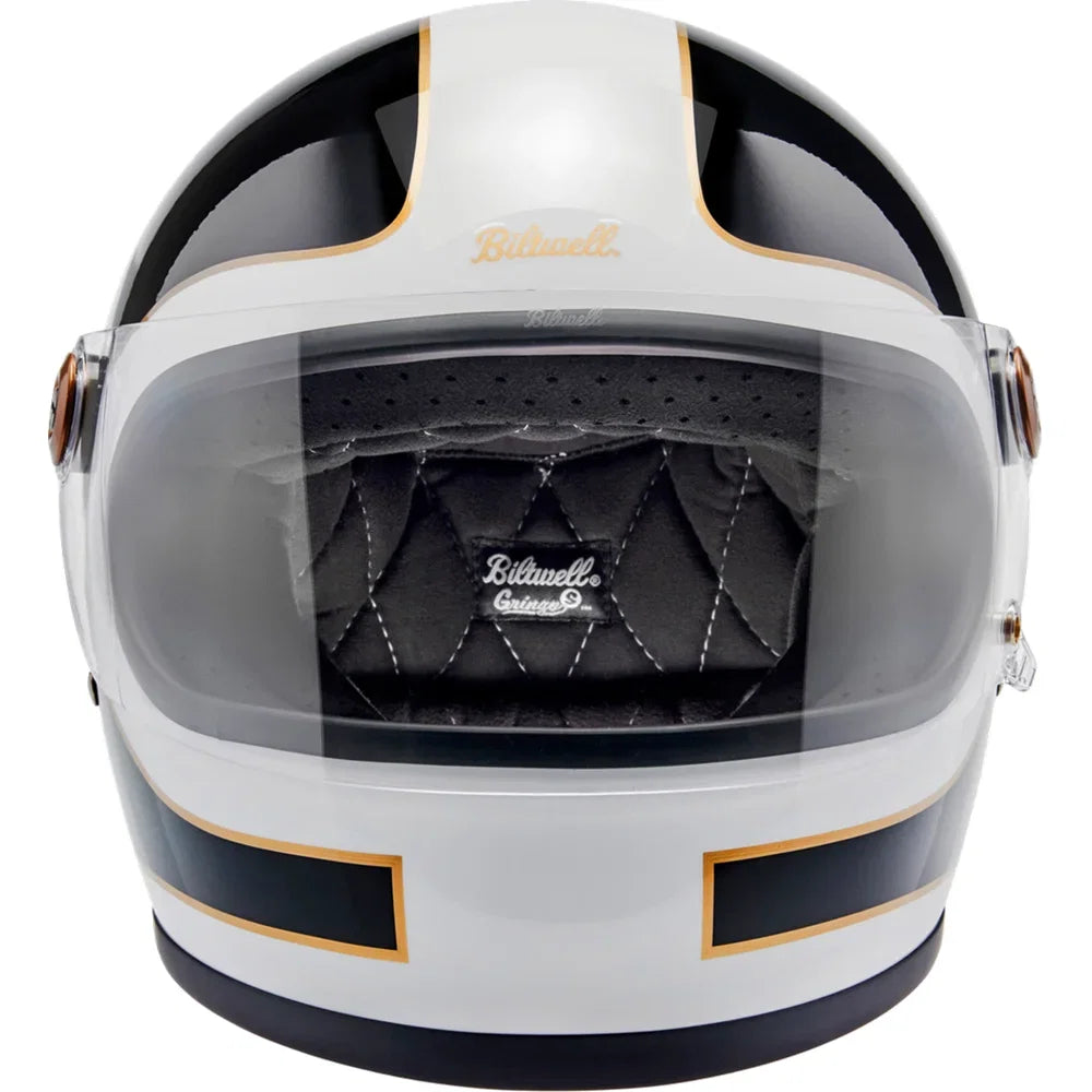 Casco Biltwell Gringo S Gloss White/Black Tracker
