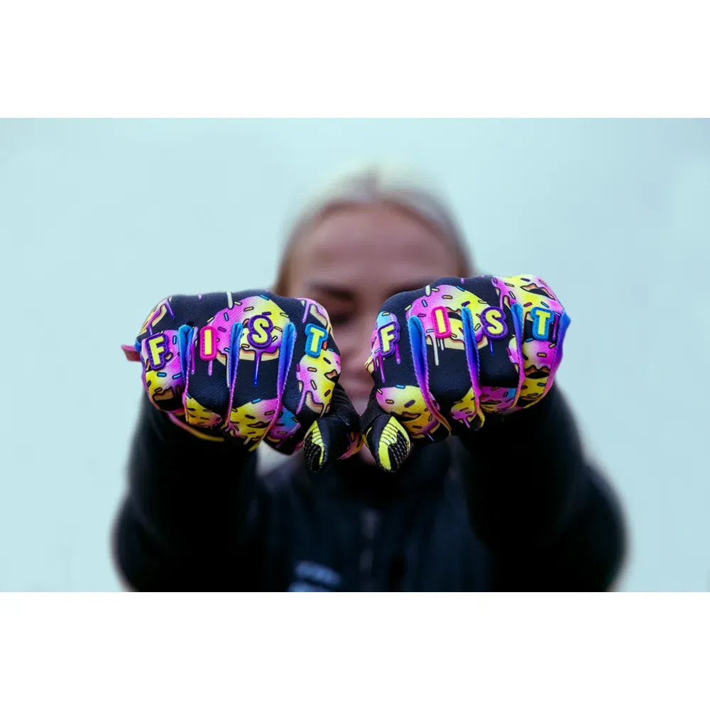 Guantes con tiras caroline buchanan red label sprinkle fades