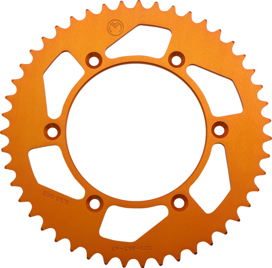 Corona Trasera Aluminio - Corona Trasera - Aluminio - 47 Dientes - Naranja - Husaberg/Husqvarna/KTM