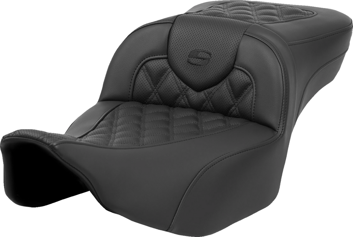 Asiento Saddlemen Roadsofa™ Extended Reach Heated Lattice Stitch W/O FLT/FLH ’23-‘24 0801-2040