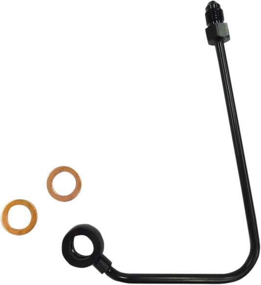 Adaptador de línea de freno superior ABS - Adaptador de línea de freno superior ABS - 4-3/4" de longitud - Negro