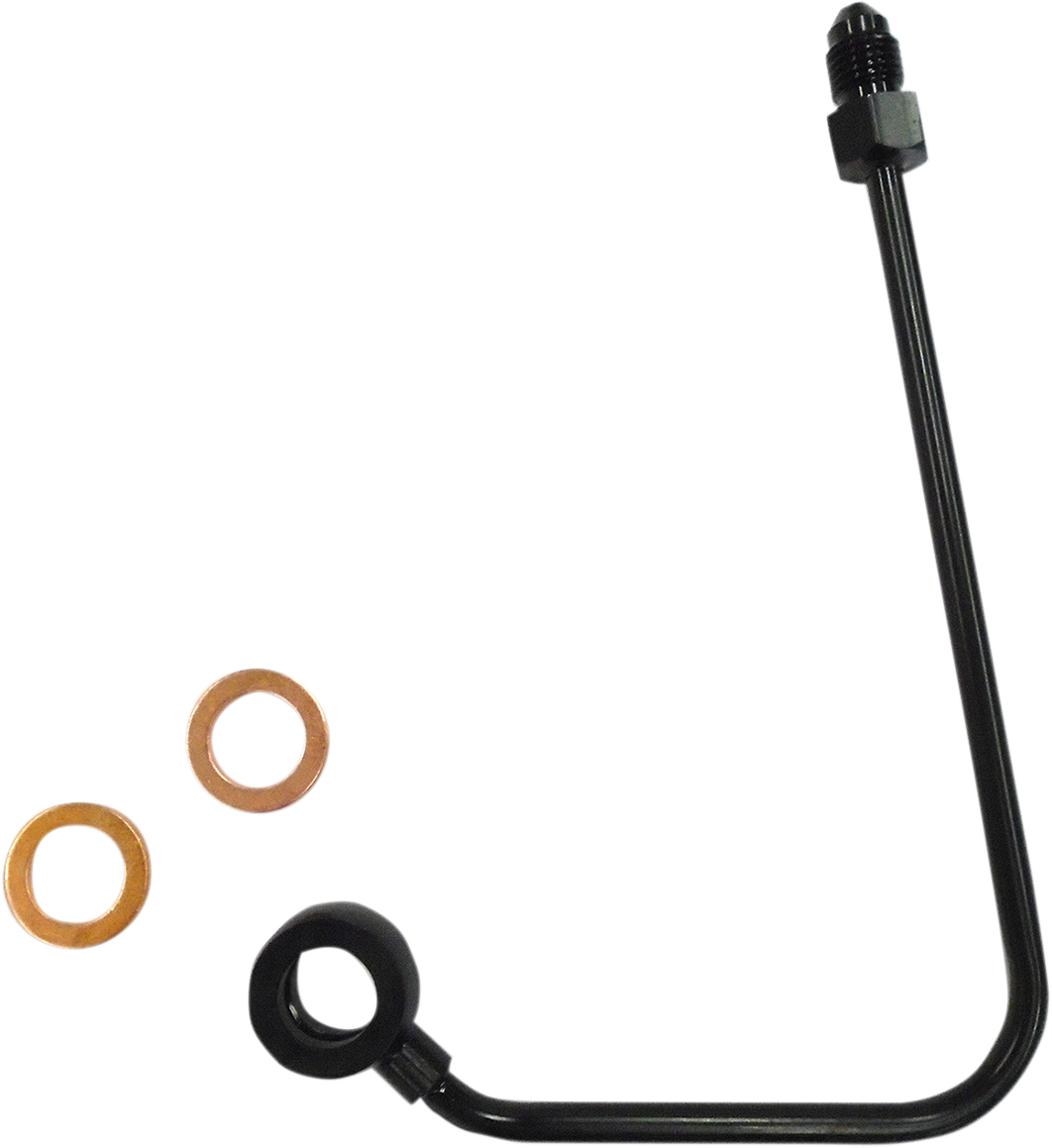 Adaptador de línea de freno superior ABS - Adaptador de línea de freno superior ABS - 4-3/4" de longitud - Negro