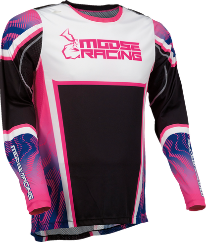 Camiseta Agroid - Camiseta Agroid - Rosa/Púrpura/Negro - 3XL