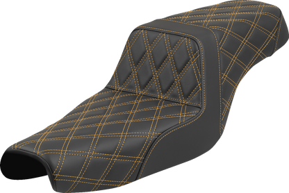 Asiento escalonado con puntada de celosía - Asiento escalonado - Puntada de celosía - Puntada dorada - XL '04-'22