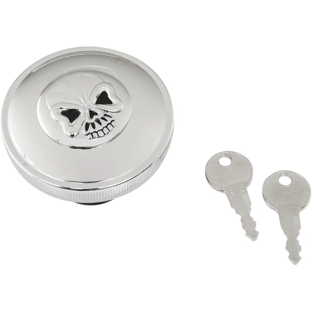 Tapa de gasolina con calavera con cierre atornillable