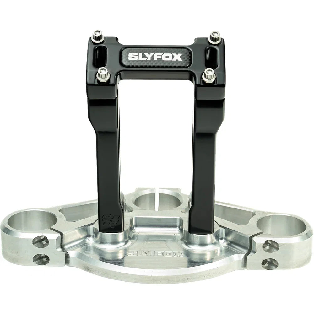 Kit SLYFOX Handlebar Riser Straight 1" Clamping 6" Rise