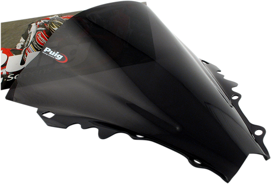 Parabrisas Z-Racing - Parabrisas de carrera - 12-1/2" - Ahumado oscuro - YZF-R6