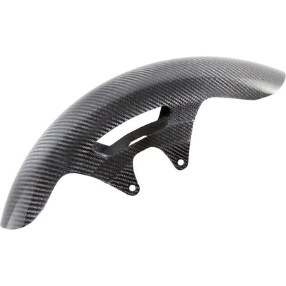 Guardabarros delantero de fibra de carbono cafe de 19"