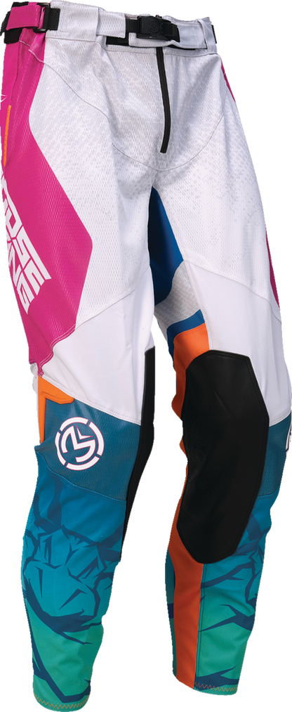 Pantalones Sahara - Pantalones Sahara - Verde azulado/Naranja/Rosa - US 38