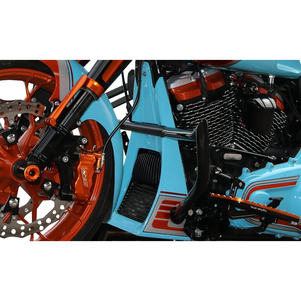 Alerón de barbilla de dos piezas para protectores de motor mini monkey