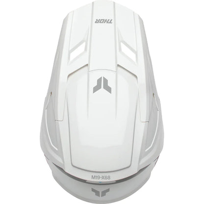 Casco juvenil fleet whiteout blanco brillante
