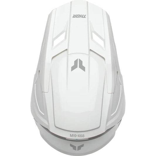 Casco juvenil fleet whiteout blanco brillante