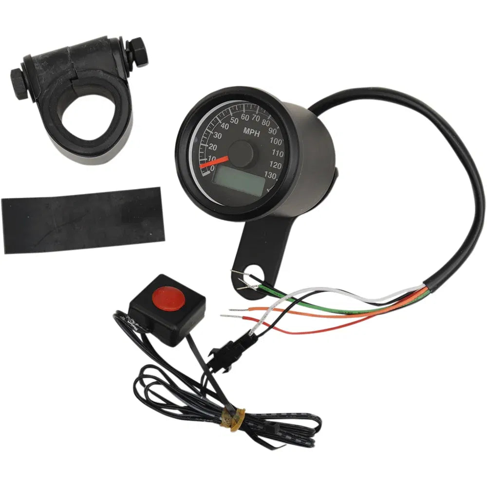 Mini velocímetro electrónico programable con cuentakilómetros/cuentakilómetros parcial