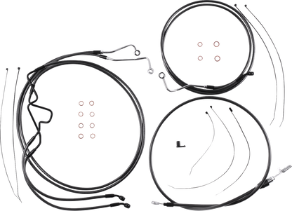 Kit de instalación de manillar de diseño Black Pearl™ - Kit de instalación de manillar de diseño Black Pearl™ - 6" - FLTR '21-'23
