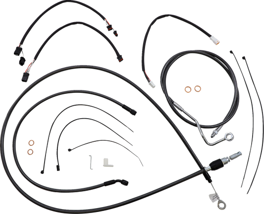 Kit de instalación de manillar de diseño Black Pearl™ - Kit de instalación de manillar de diseño Black Pearl™ - 15"-17" - FLHR '21-'22