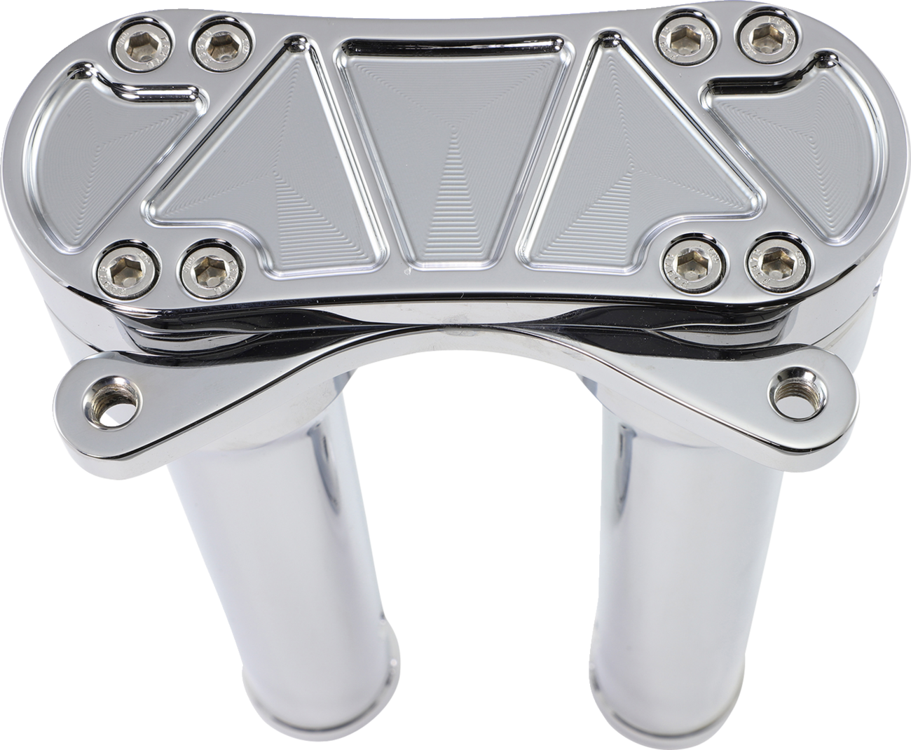 Bandit Risers - Bandit Risers - Roscado - 10" - Montaje de calibre - Cromo