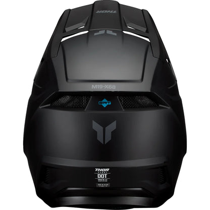 Casco juvenil fleet blackout negro mate