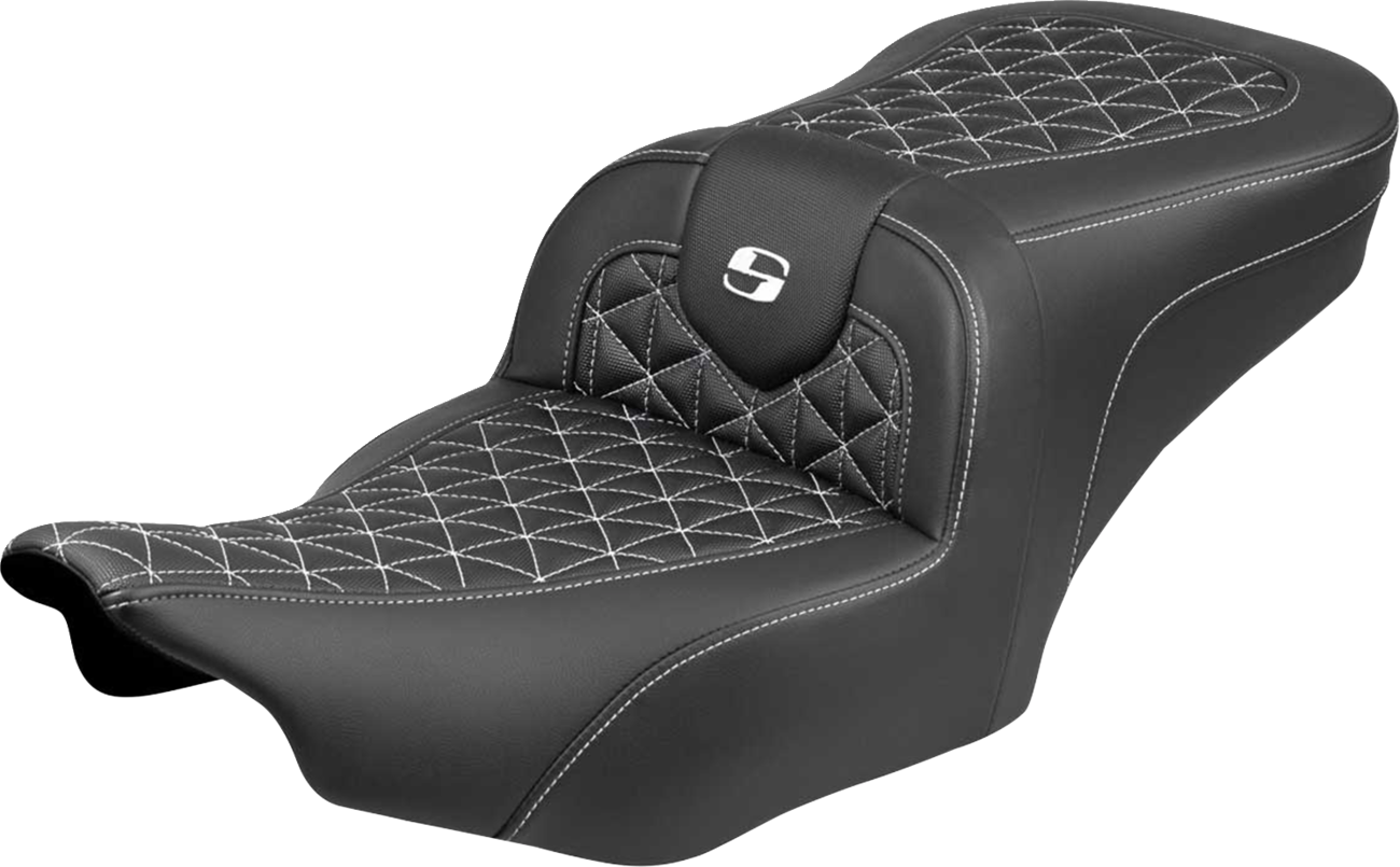Asiento de alcance estándar Roadsofa™ - Asiento Roadsofa™ - sin respaldo - Costura blanca - FLH/FLT '23-'25