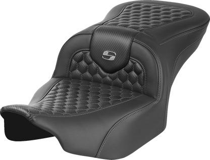 Asiento Honeycomb Roadsofa™ - Asiento Roadsofa™ - sin respaldo - Honeycomb - Costura gris - FLTR/FLHX '23-'24