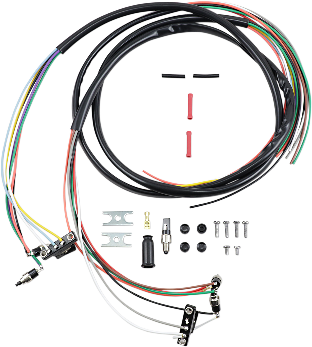Arnés de cableado del manillar con interruptores y hardware