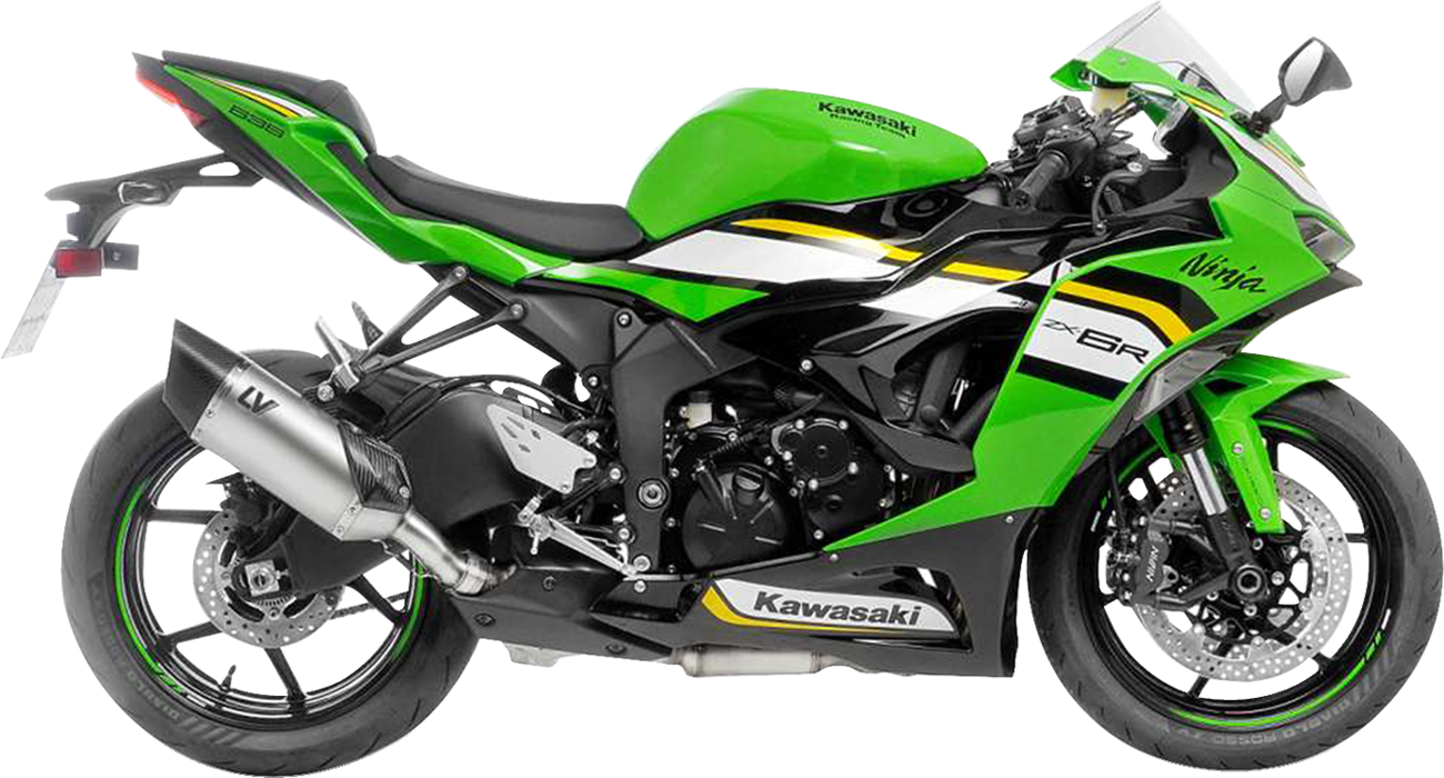 Silenciador Slip-On LV-14 R - Silenciador Slip-On LV-14 R - Titanio - Kawasaki ZX-6R