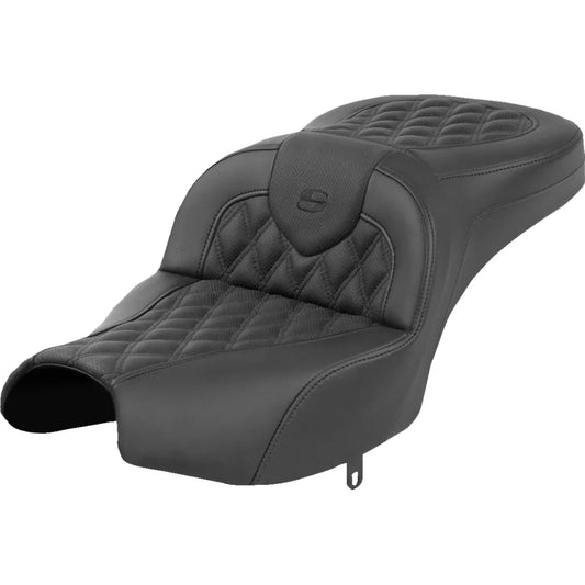 Asiento de alcance estándar Roadsofa™ - Asiento Roadsofa™ - Sin respaldo - Negro - Costura de celosía - Indian Pursuit '22-'24